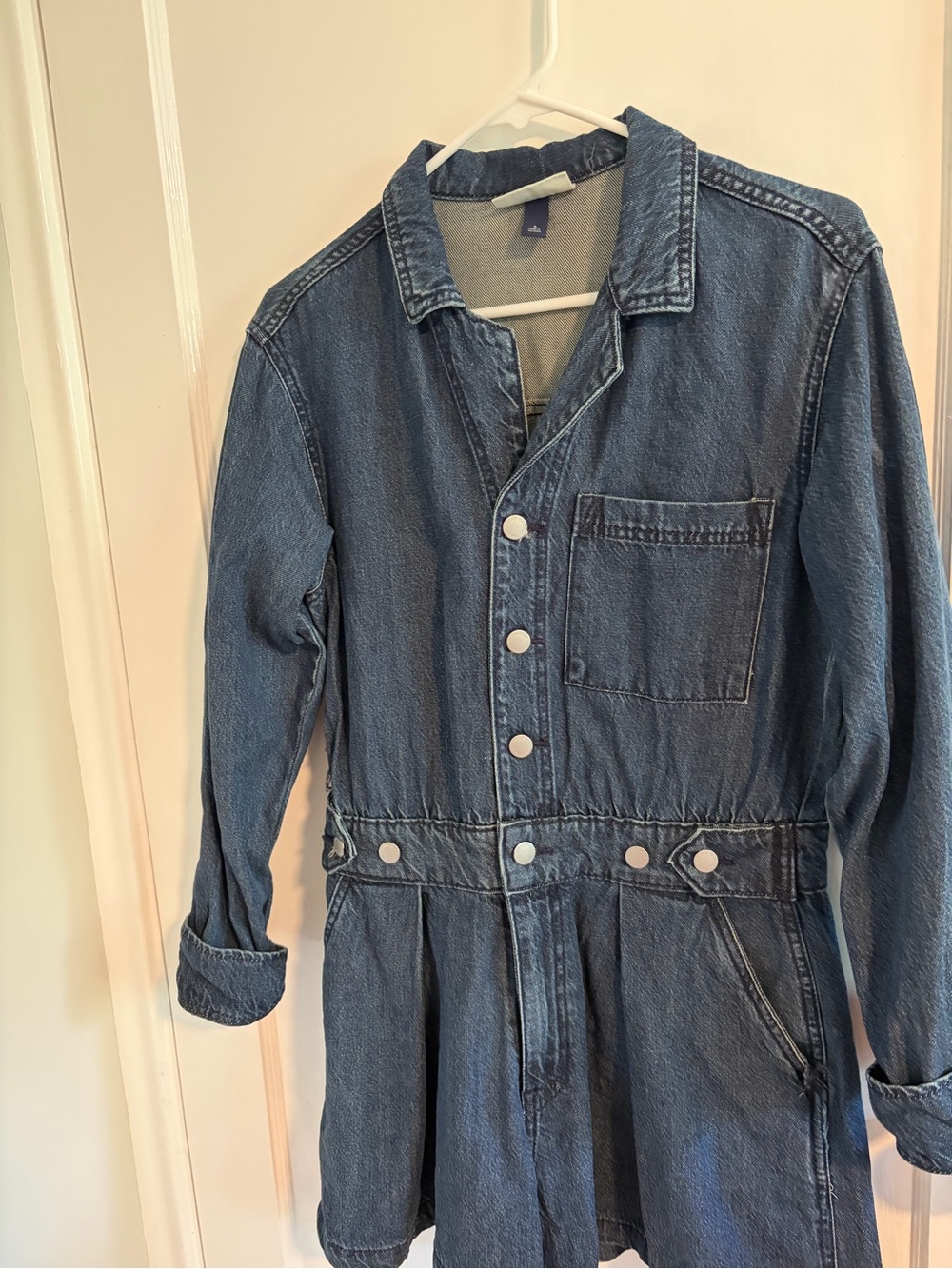 Denim romper